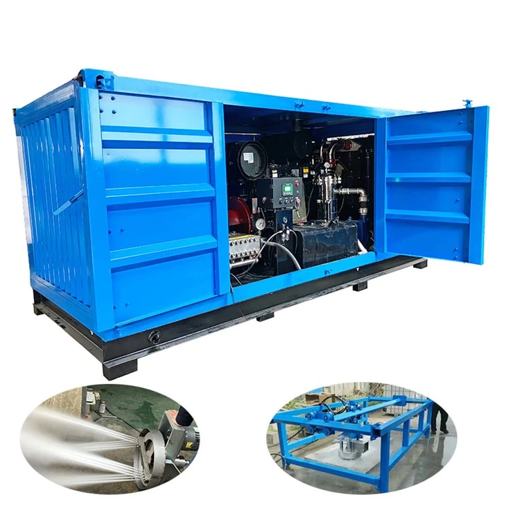 1400bar Aluminum Template Automatic Blasting Machine