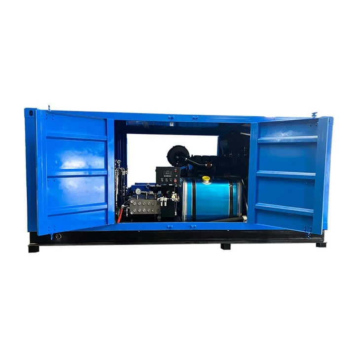 22000psi Large Pipe Cleaning Hydro Blasting Machine