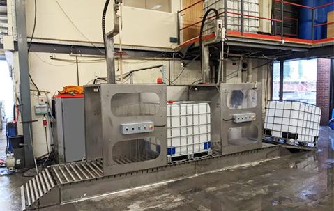IBC Container High Pressure Automatic Cleaning System