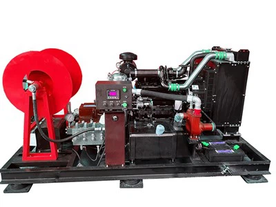 220Lpm Large Sewer Jetting Dredging Machine