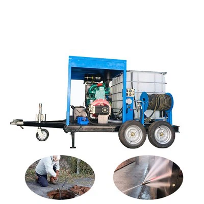 25Mpa Drain Sewer Pipe Hydro Jetting Machine