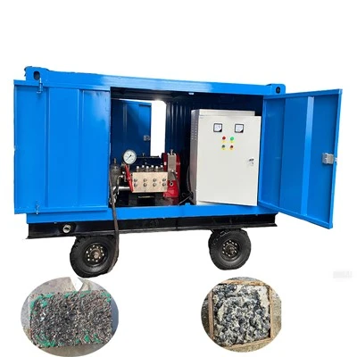 500bar 60L Concrete Roughening Hydro Blasting Machine