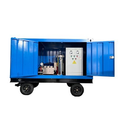 700bar Air Preheater Cleaning Hydro Blasting Machine