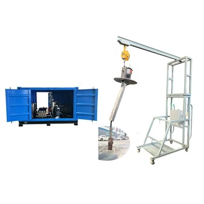 Reactor Tank Automatic Cleaning Water Blasting Machine