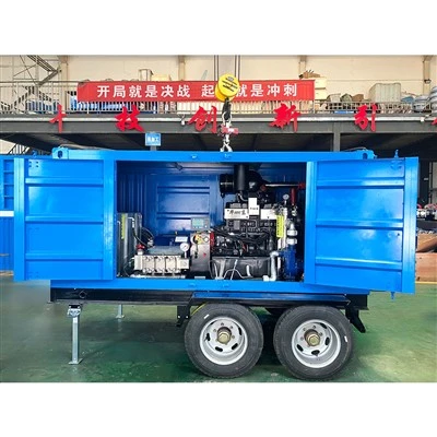 Trailer Mounted 1000bar 50Lpm Hydro Blasting Machine